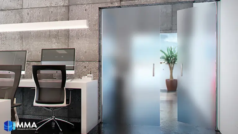 Vidro jateado em Fortaleza